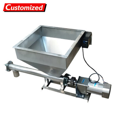 Good price Stainless Steel Screw Feeder with Square Hopper and Variable Frequency Drive for Powder and Granule Conveying online