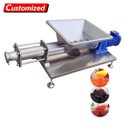 Good price Custom Food Grade SUS304 Stainless Steel High-Accuracy Screw Pump for Juice Pulp Wine Grape Conveying online
