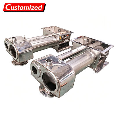 Good price High-Accuracy Twin-Screw Metering Feeder with Custom Size and Variable Frequency Drive for Powders & Granules online