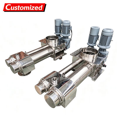 Good price High-Accuracy Customizable Stainless Steel Twin Screw Powder Dosing Feeder for Precise Powder Batching online