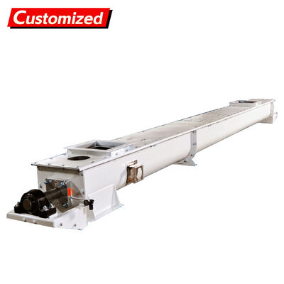 Good price Heat Resistant Trough Screw Auger Conveyor with Multiple Inlets & Outlets and Customizable Length for Dry Bulk Material Handling online
