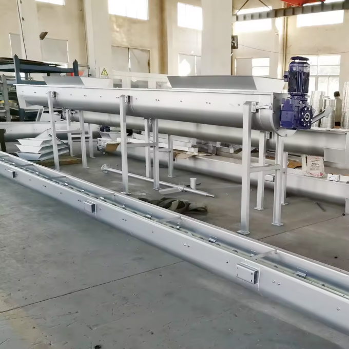 Hollow Flight Heating Screw Conveyor for Thermal Processing