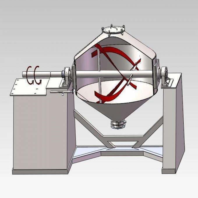 Stainless Steel Dual Cone Mixer for Uniform Powder Blending
